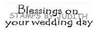 F-292-HK Blessings on Your Wedding Day